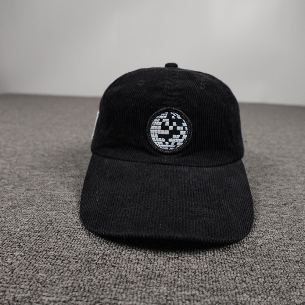Head Case Hat Cap Strap Back Mens One Size Black Corduroy I Need Turnstile